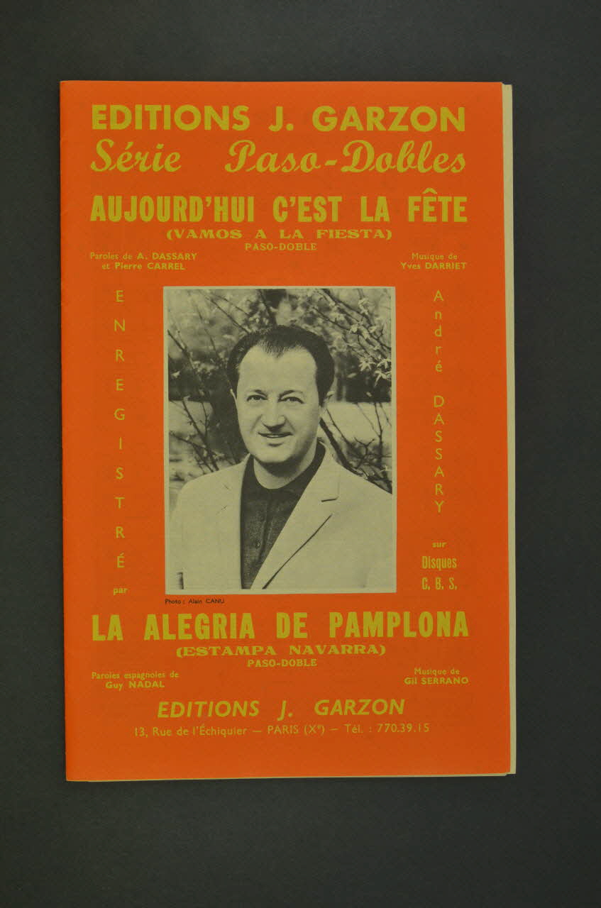 partition de musique petit format 1969.88.1037 Photo Mucem