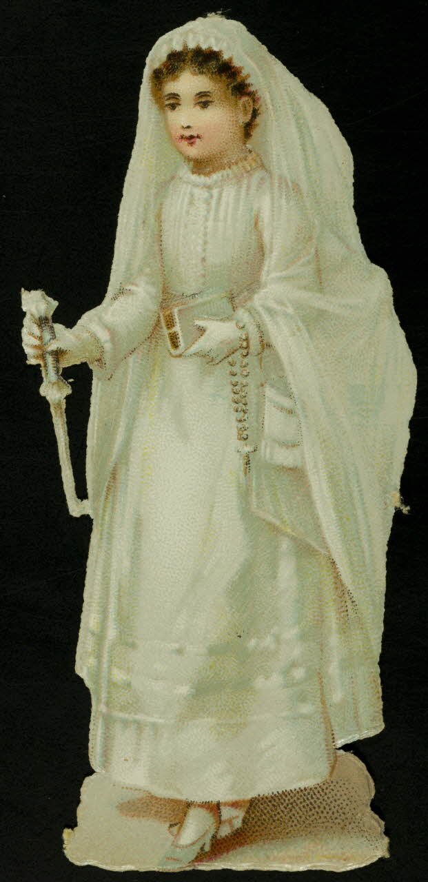 estampe Fillette en robe de Communion 1982.11.57.2  Photo