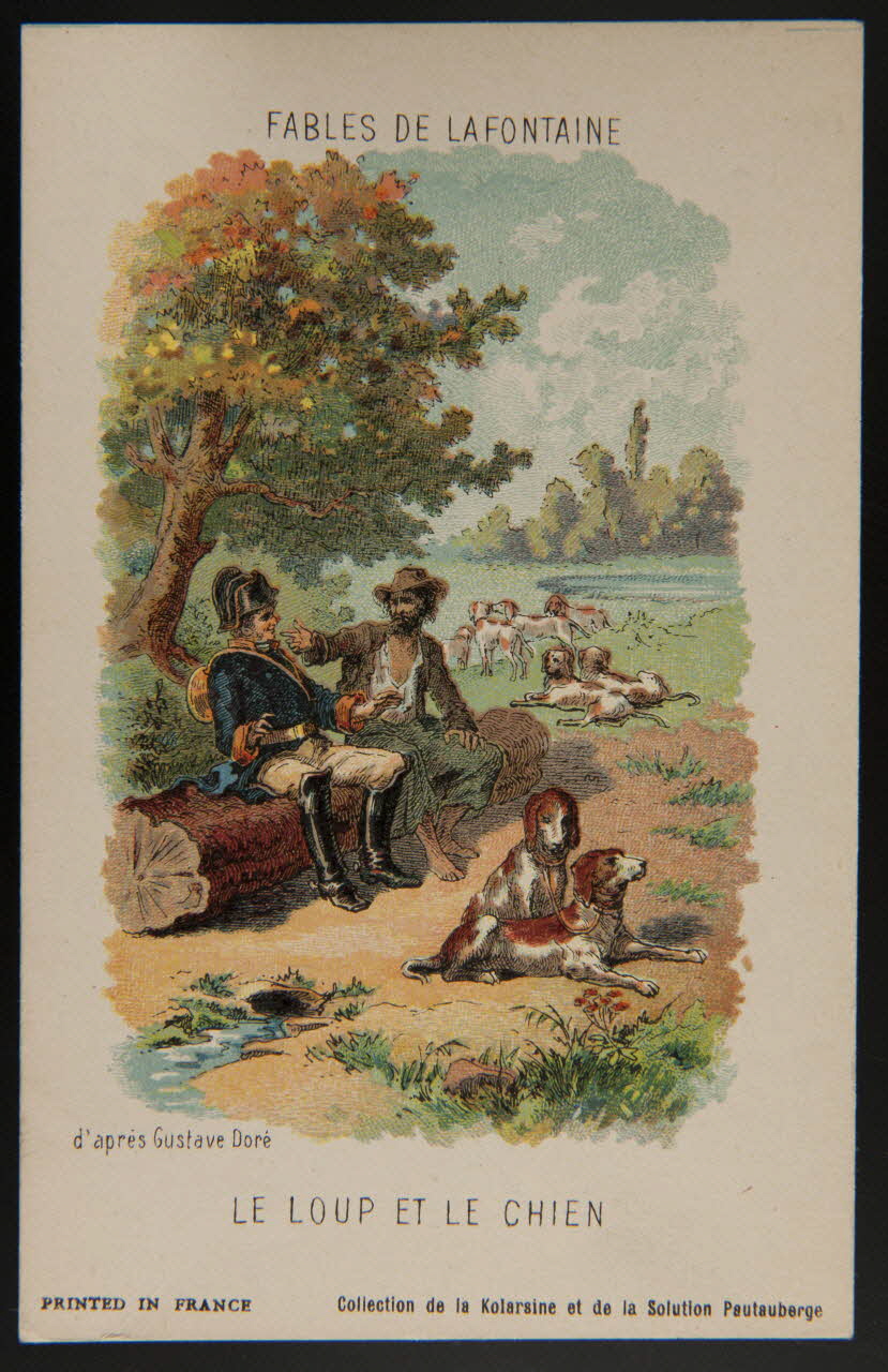 Gustave Doré carte réclame chromo 1875-1925 1982.11.71 Photo