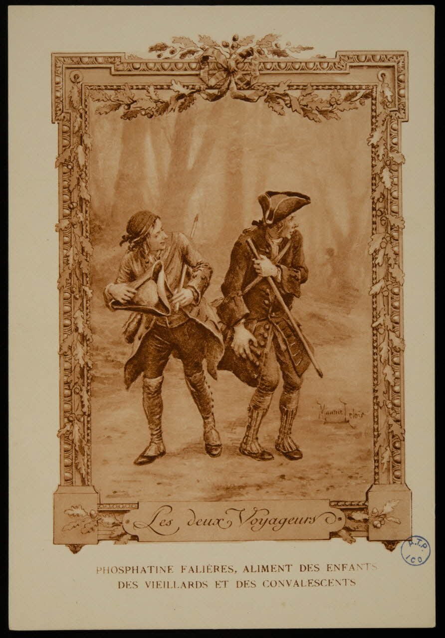 estampe Les deux Voyageurs 1982.11.98 Photo