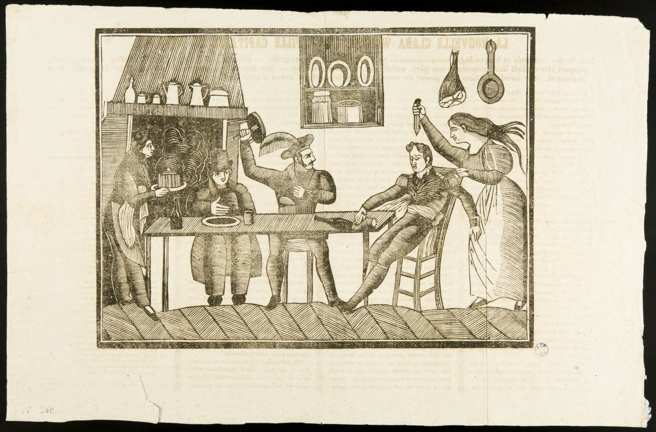 estampe LA NOUVELLE CLARA WENDEL, OU LA FILLE CAPITAINE DE BRIGANDS. 1982.19.6 Photo