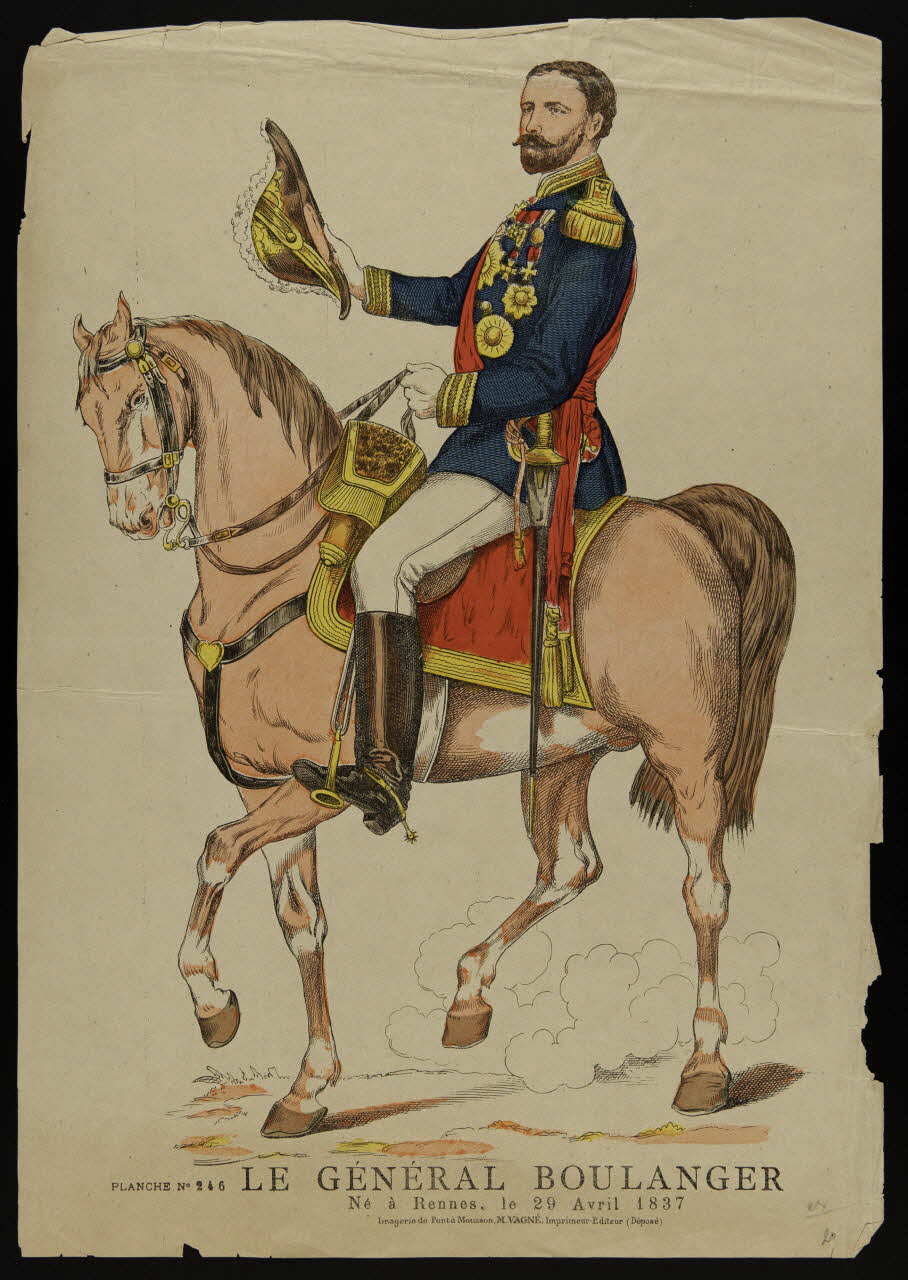 estampe LE GENERAL BOULANGER 1982.3.153 Photo