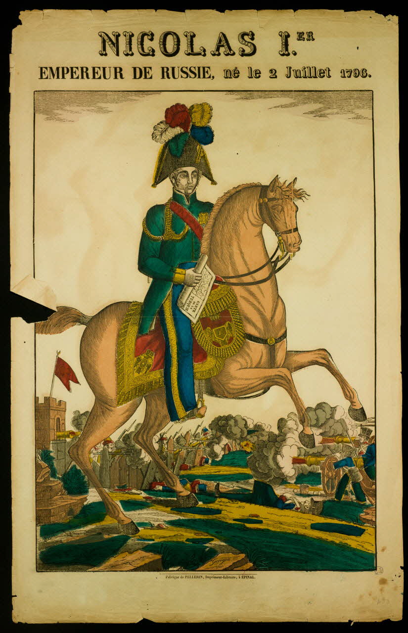 estampe NICOLAS Ier.  EMPEREUR DE RUSSIE, né le 2 juillet 1796. 1982.3.155 Photo