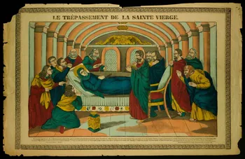 estampe LE TREPASSEMENT DE LA SAINTE VIERGE. 1982.3.206 Photo