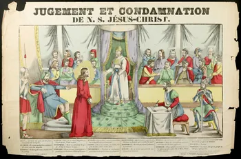 estampe JUGEMENT ET CONDAMNATION  DE N.S. JESUS-CHRIST. 1982.3.207 Photo