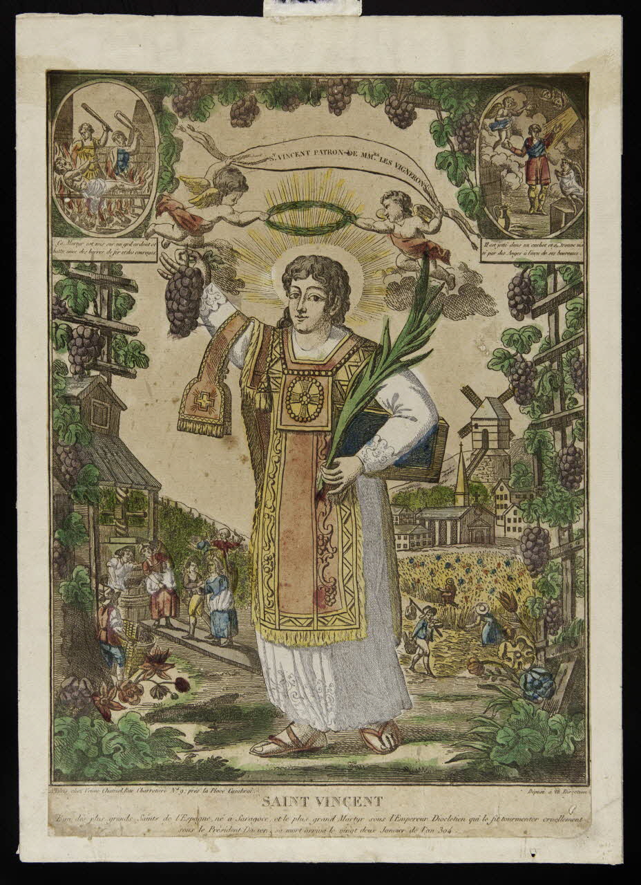 estampe SAINT VINCENT 1982.3.213 Photo