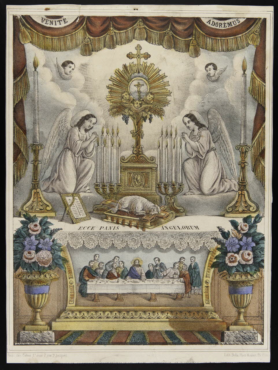 estampe ECCE PANIS  ANGELORUM 1982.3.215 Photo