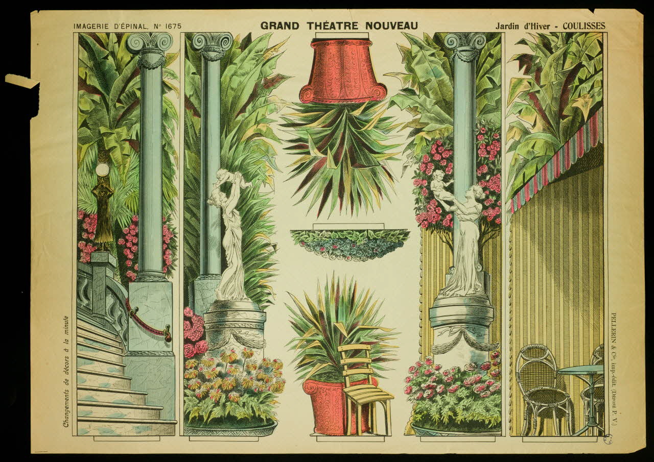 estampe GRAND THEATRE NOUVEAU Jardin d'Hiver - COULISSES 1982.3.219 Photo