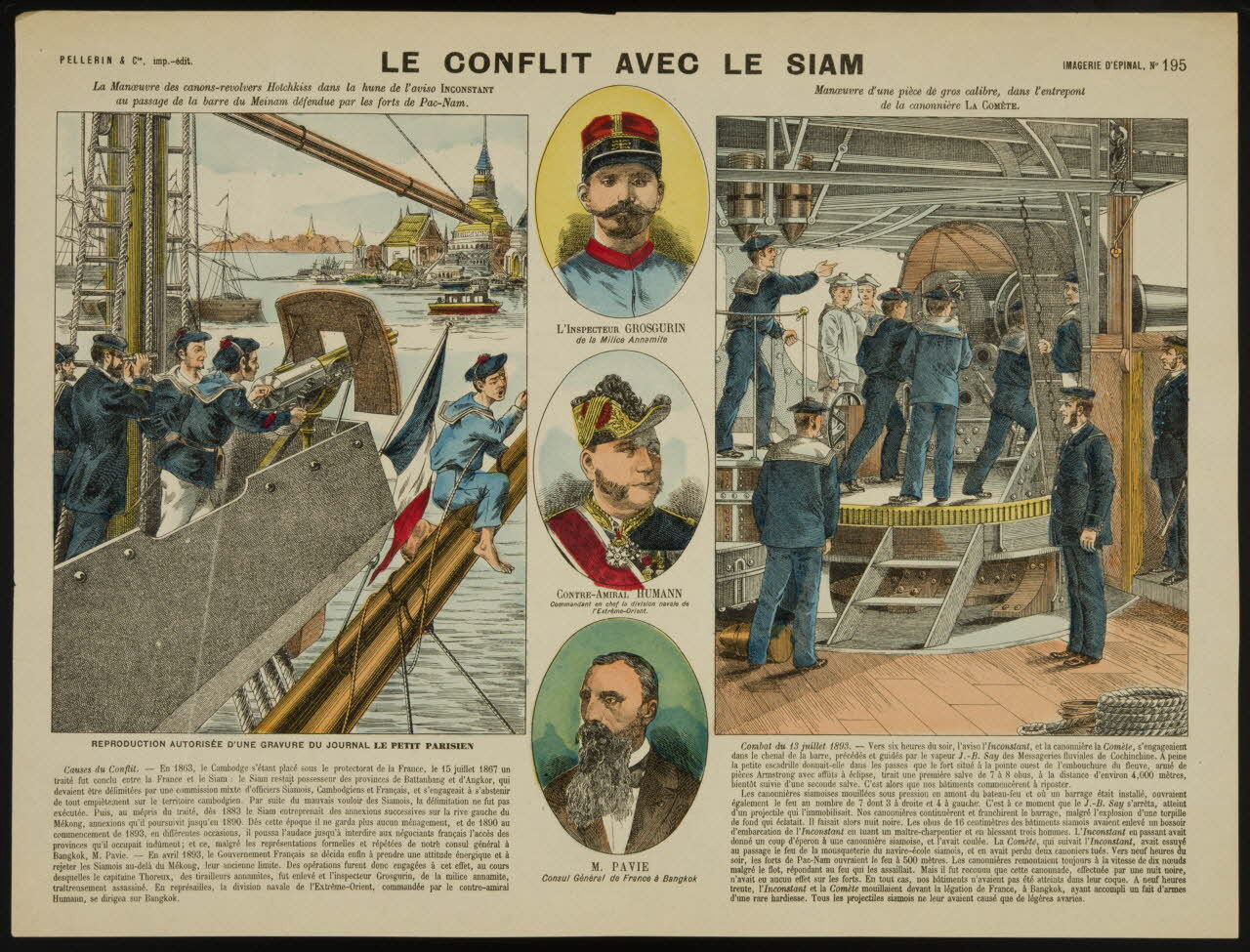 estampe LE CONFLIT AVEC LE SIAM 1982.3.242 Photo