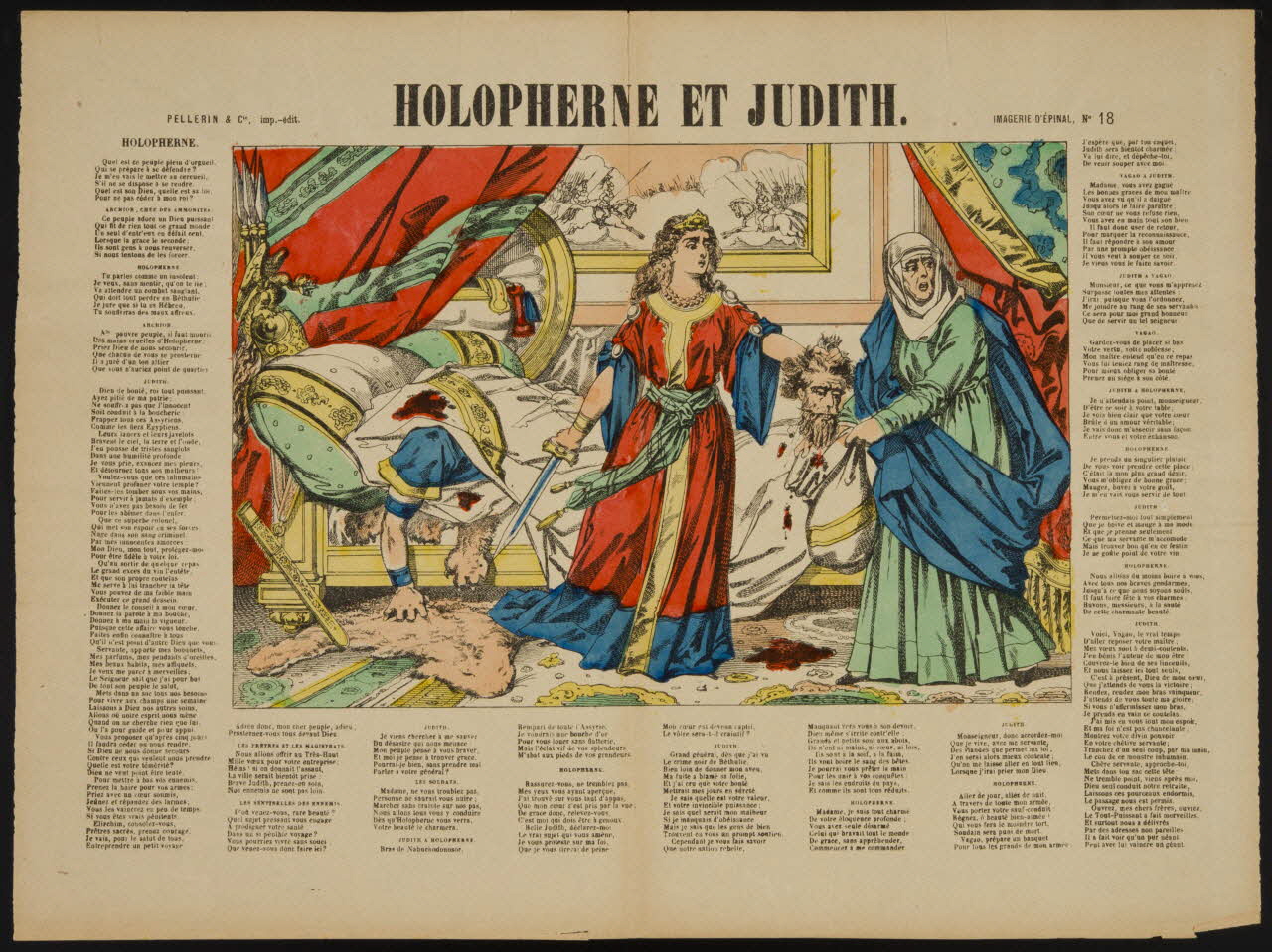 estampe HOLOPHERNE ET JUDITH. 1982.3.252 Photo