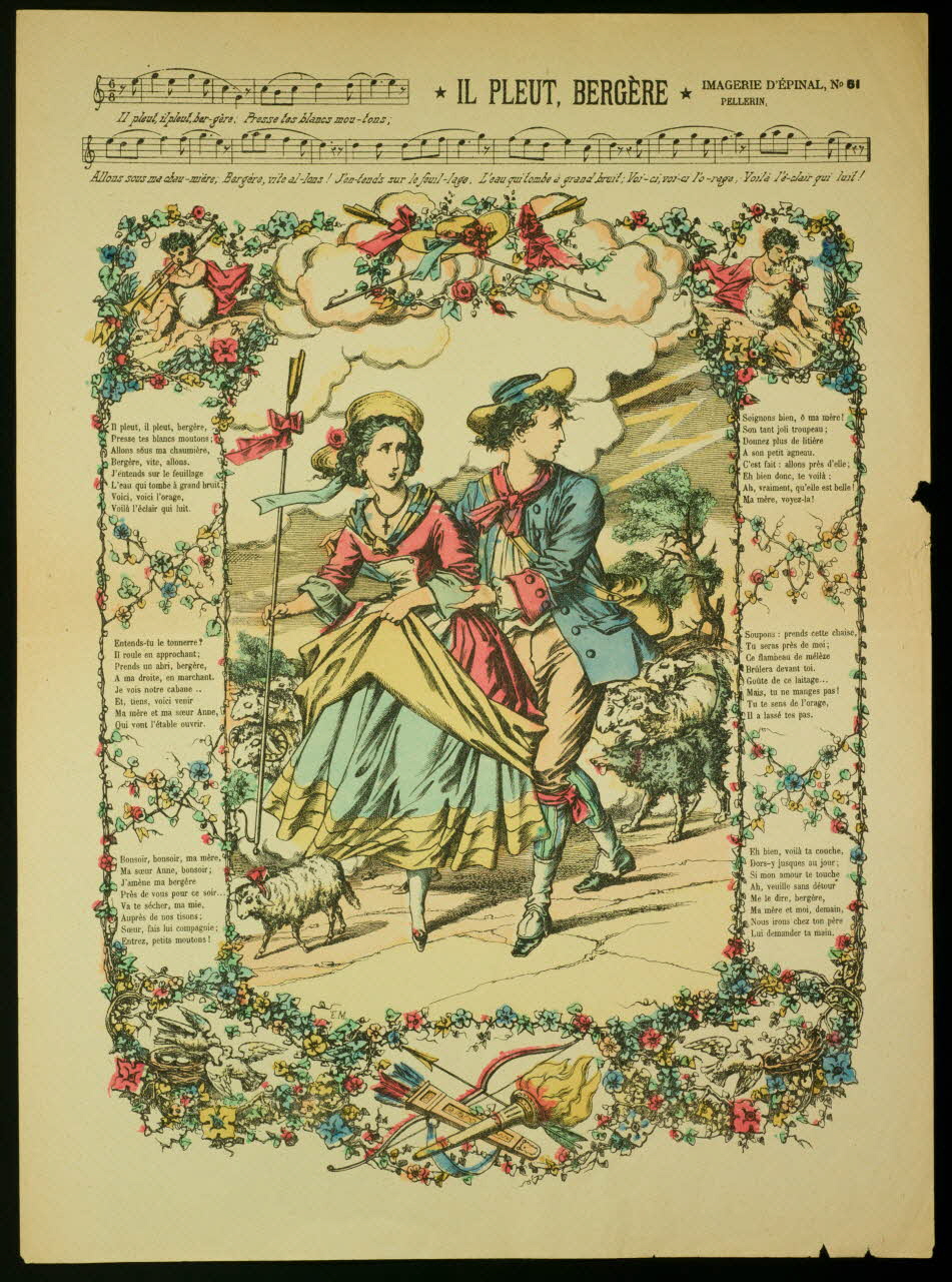 estampe IL PLEUT, BERGERE 1982.3.256 Photo