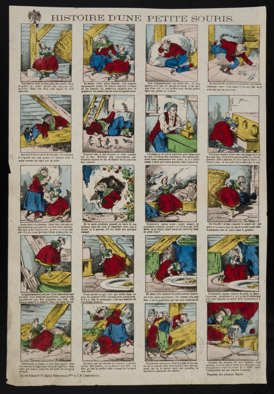 estampe HISTOIRE D'UNE PETITE SOURIS. 1982.3.262 Photo