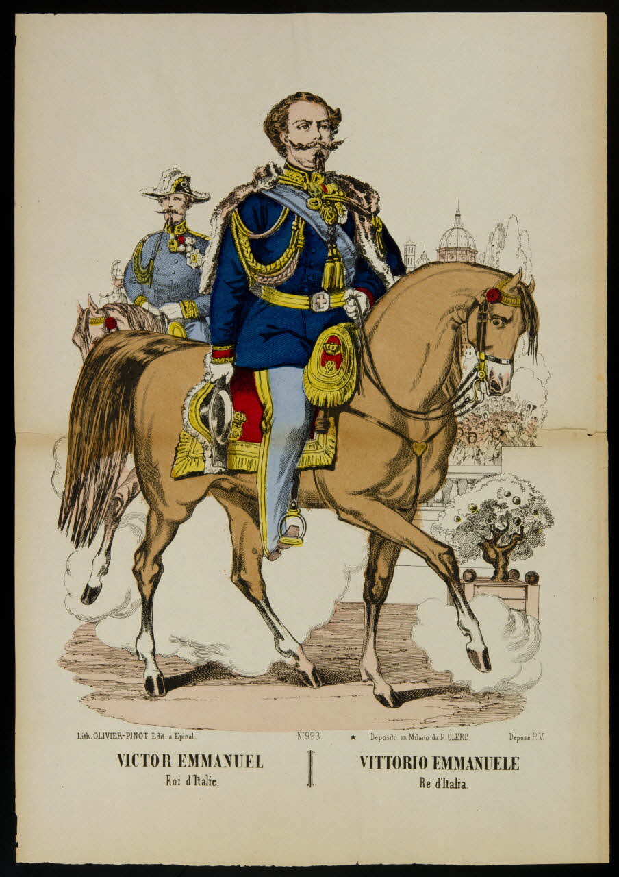 estampe VICTOR EMMANUEL  Roi d'Italie. 1982.3.265 Photo