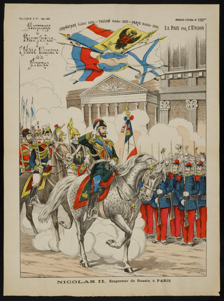 estampe NICOLAS II, Empereur de Russie, à PARIS 1982.3.267 Photo