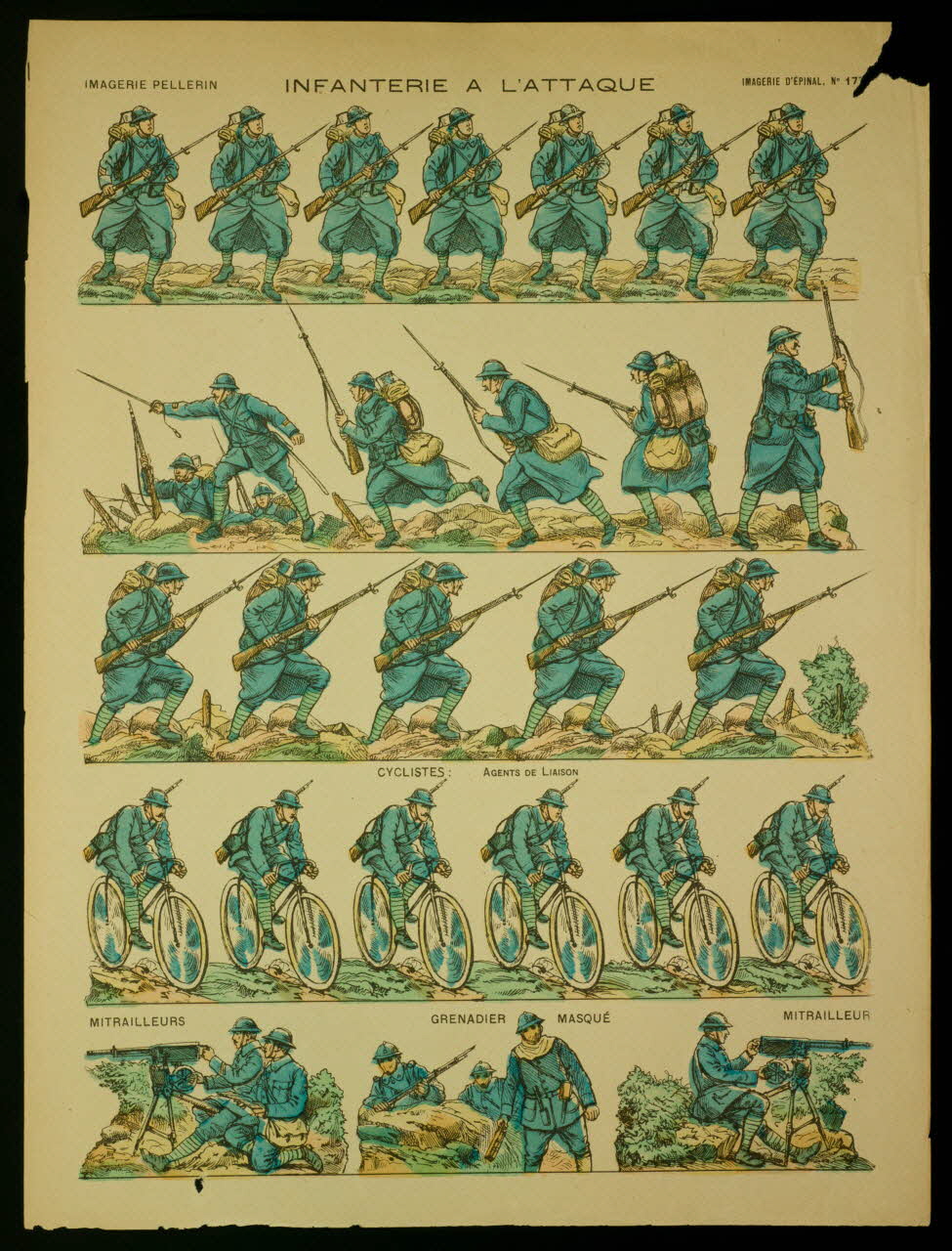 estampe INFANTERIE A L'ATTAQUE 1982.3.278 Photo