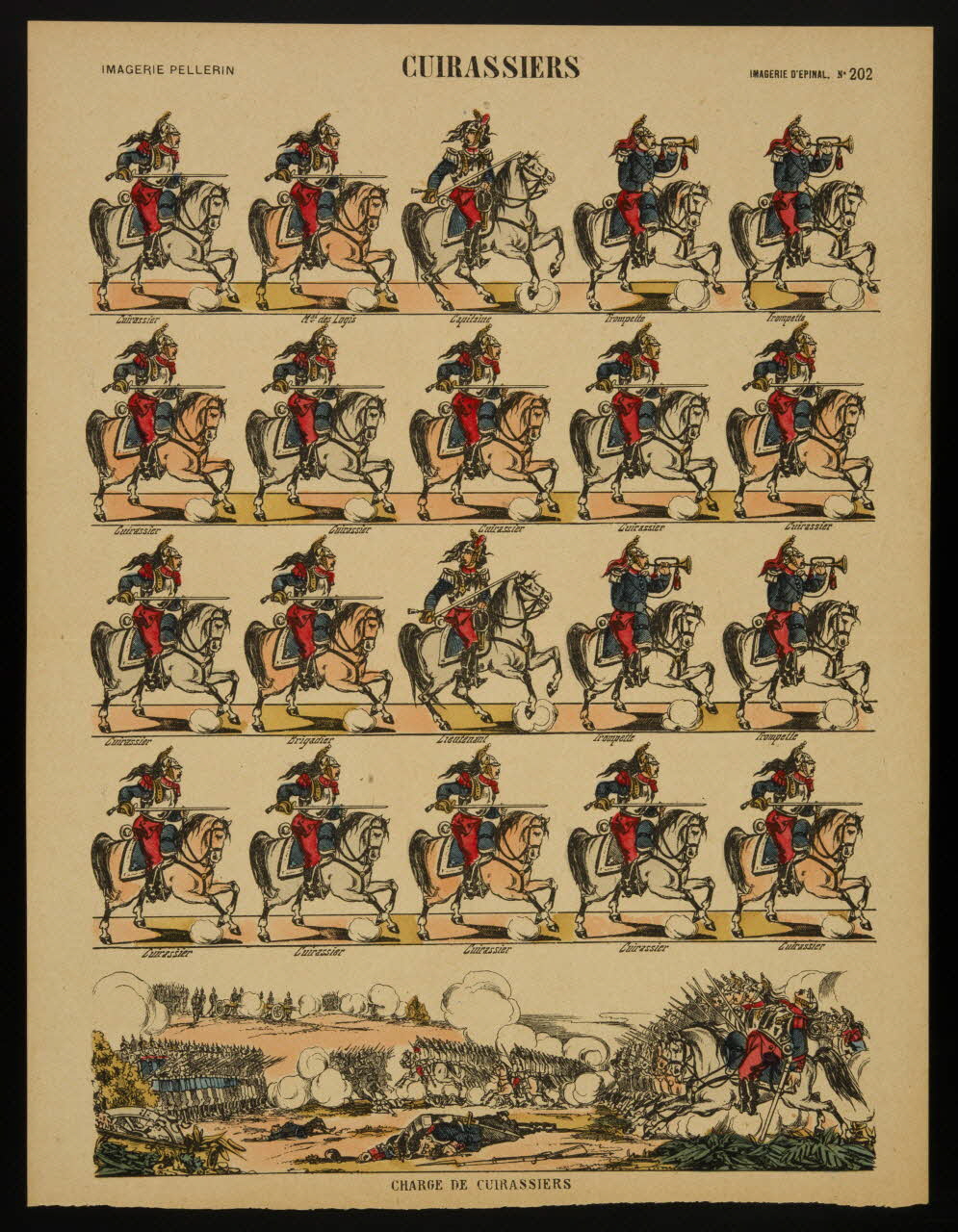 estampe CUIRASSIERS 1982.3.286 Photo