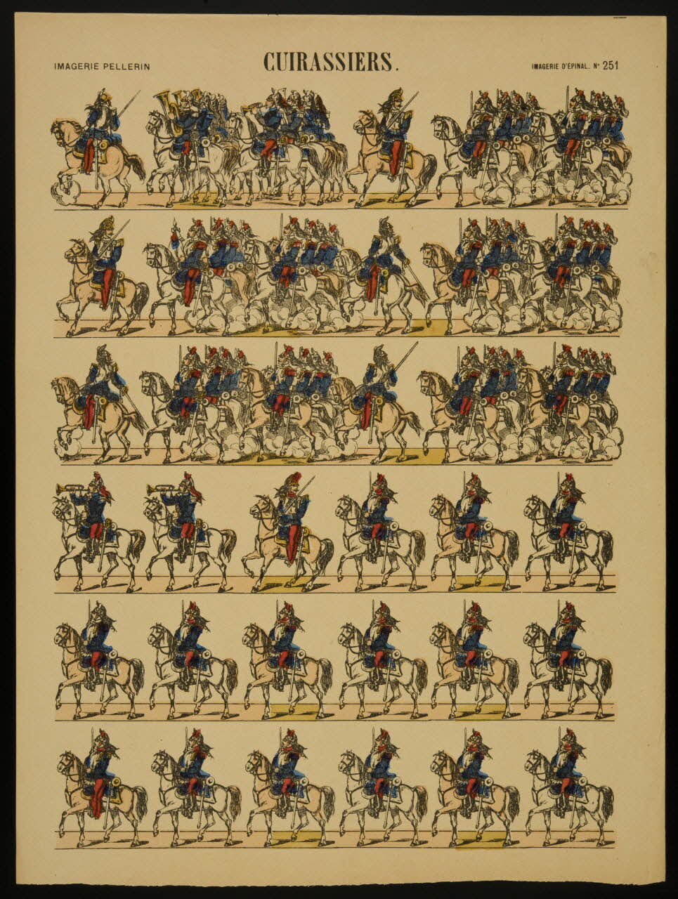 estampe CUIRASSIERS. 1982.3.297 Photo