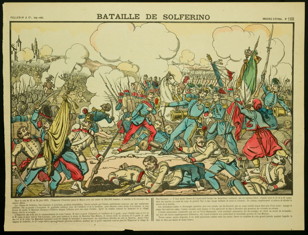 estampe BATAILLE DE SOLFERINO 1982.3.328 Photo