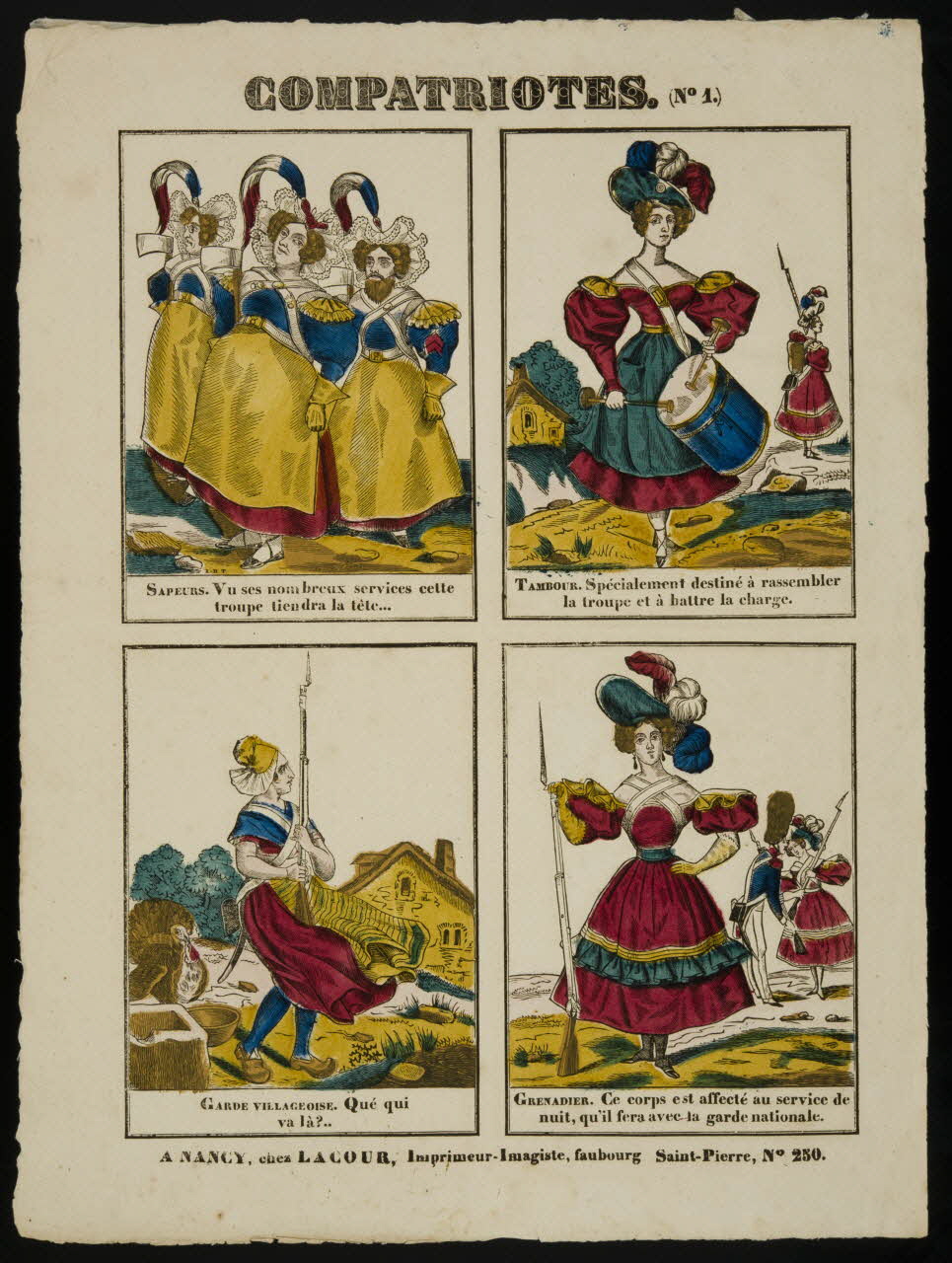 estampe COMPATRIOTES. 1982.3.335 Photo