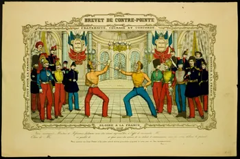 Gangel et Didion estampe BREVET DE CONTRE-POINTE Metz 1858-1868 1982.3.338  Photo