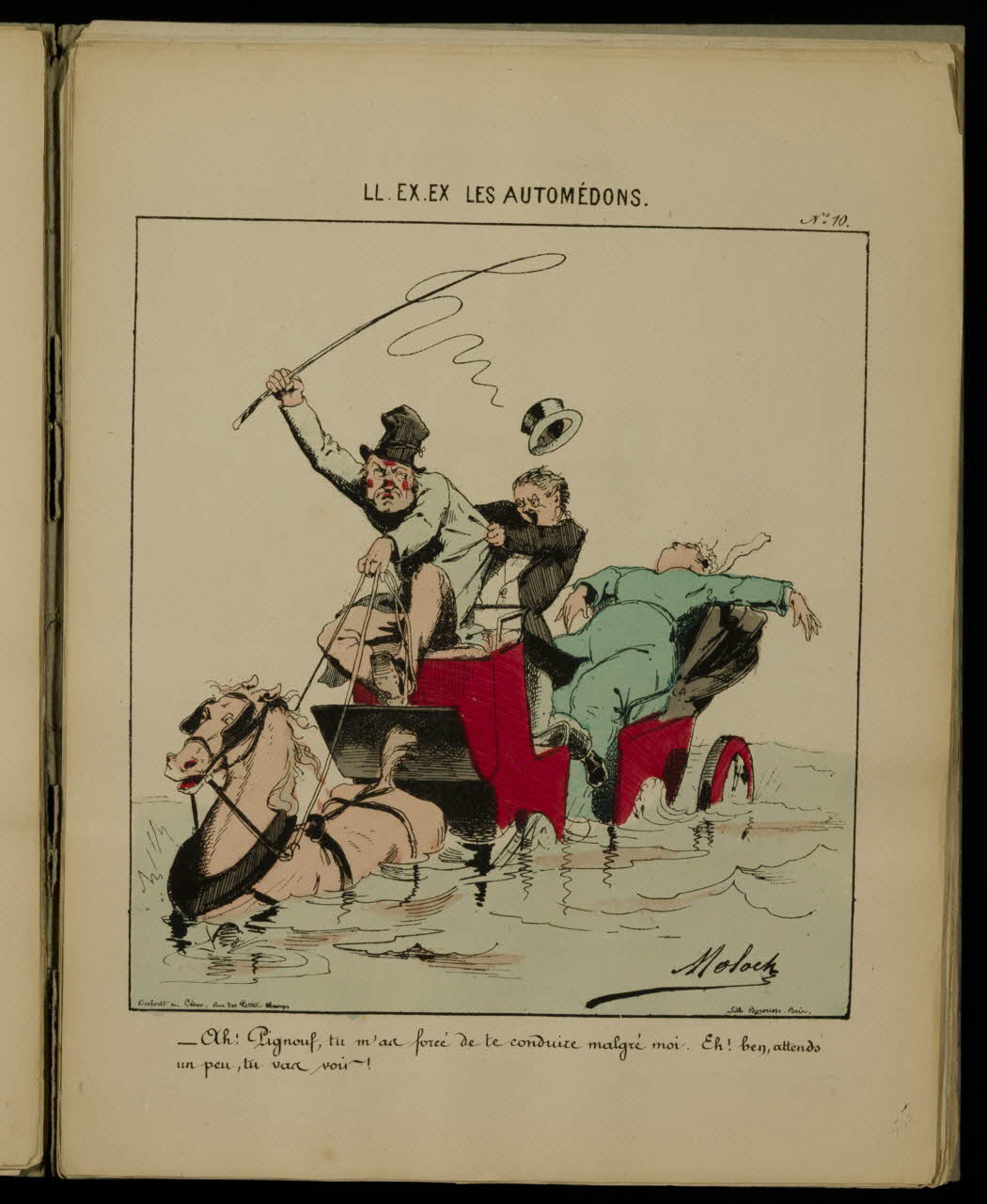 album Cocher progressant dans un plan d'eau 1982.3.342.13 Photo