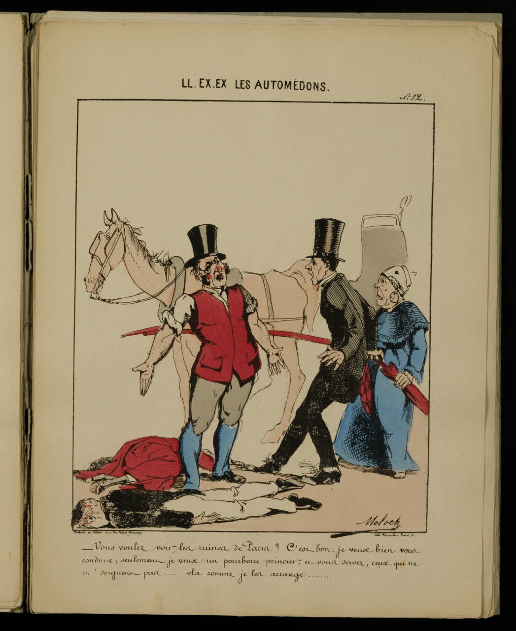 album Cocher menaçant des clients 1982.3.342.14 Photo