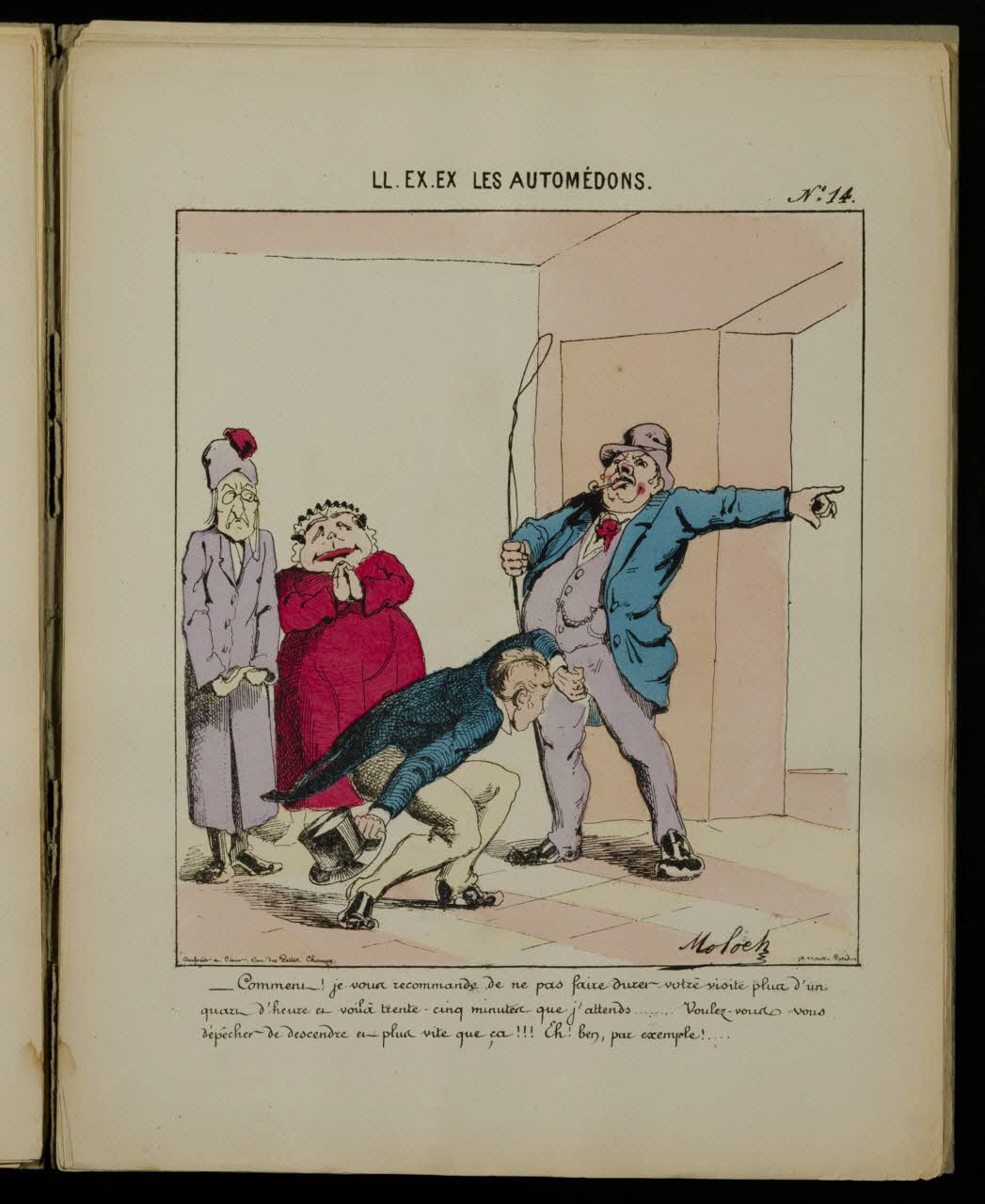 album Cocher ordonnant à son client de le rejoindre 1982.3.342.16 Photo