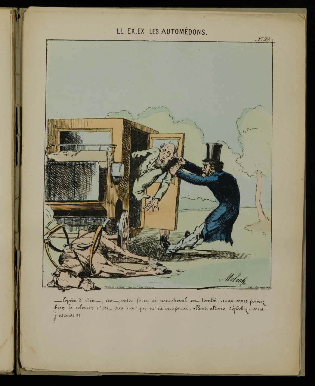 album Cocher extirpant son client de sa voiture 1982.3.342.24 Photo