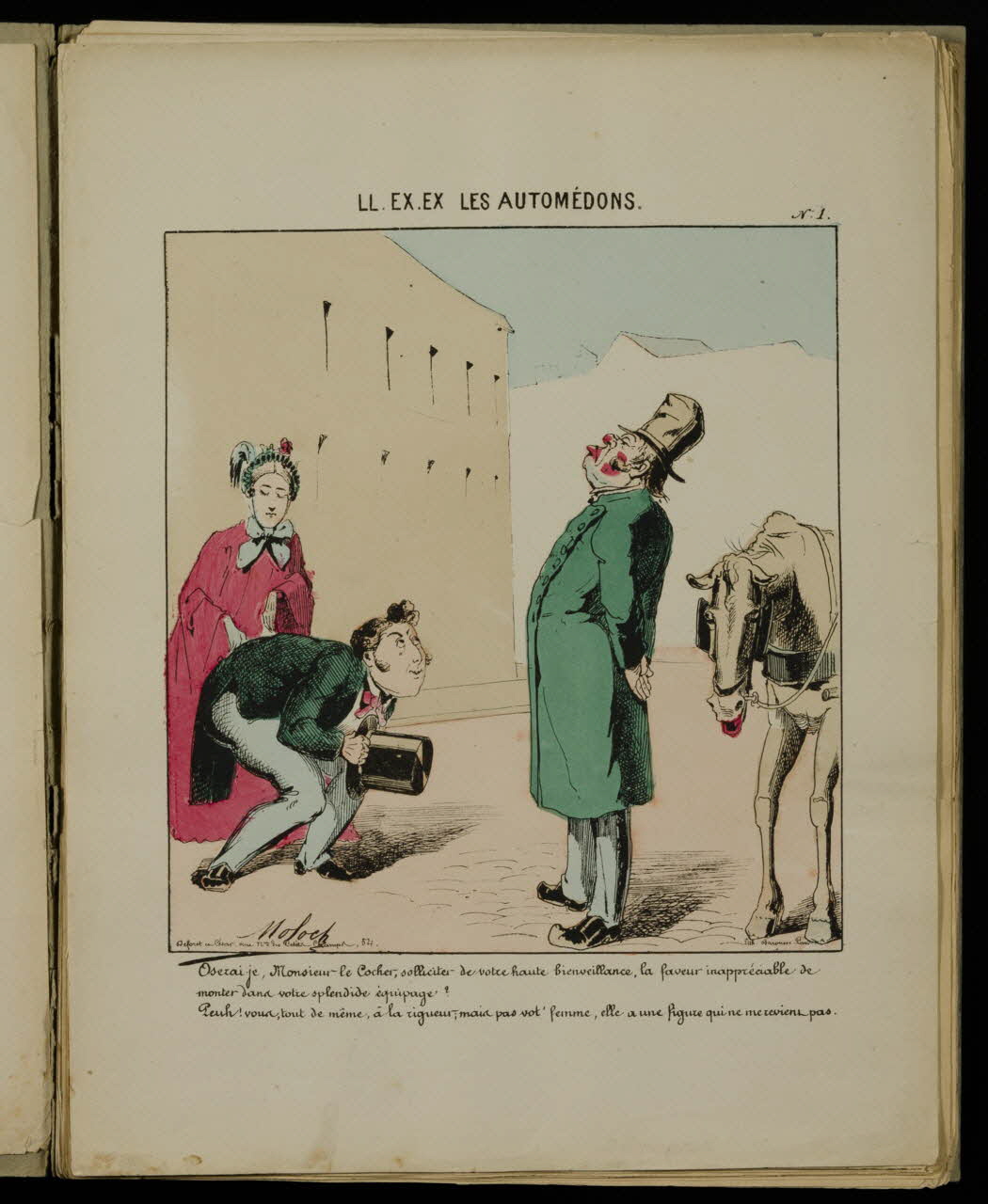 album Cocher refusant des clients 1982.3.342.3 Photo