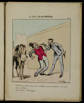 album Homme menaçant un cocher avec une arme 1982.3.342.5 Photo