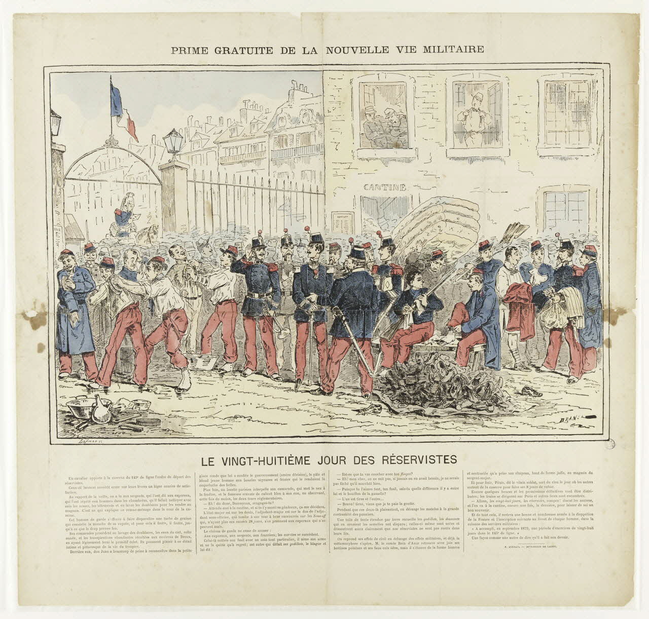 estampe LE VINGT-HUITIEME JOUR DES RESERVISTES 1982.3.356 Photo
