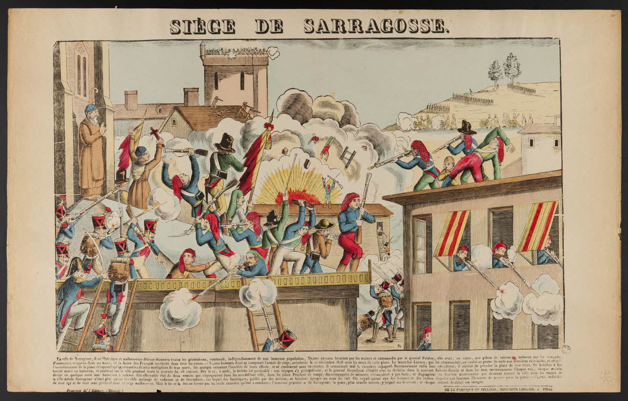 estampe SIEGE DE SARRAGOSSE. 1982.3.371 Photo