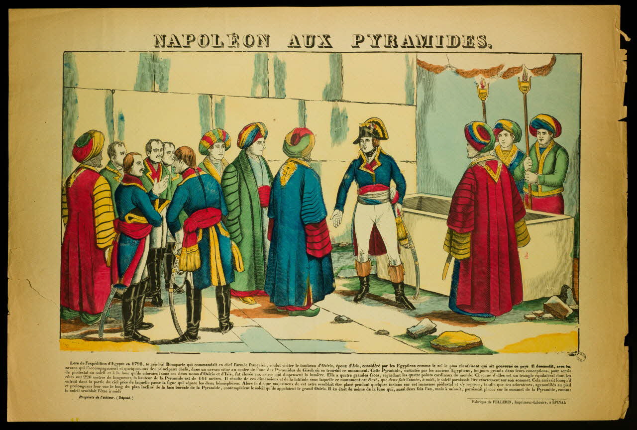 estampe NAPOLEON AUX PYRAMIDES. 1982.3.378 Photo