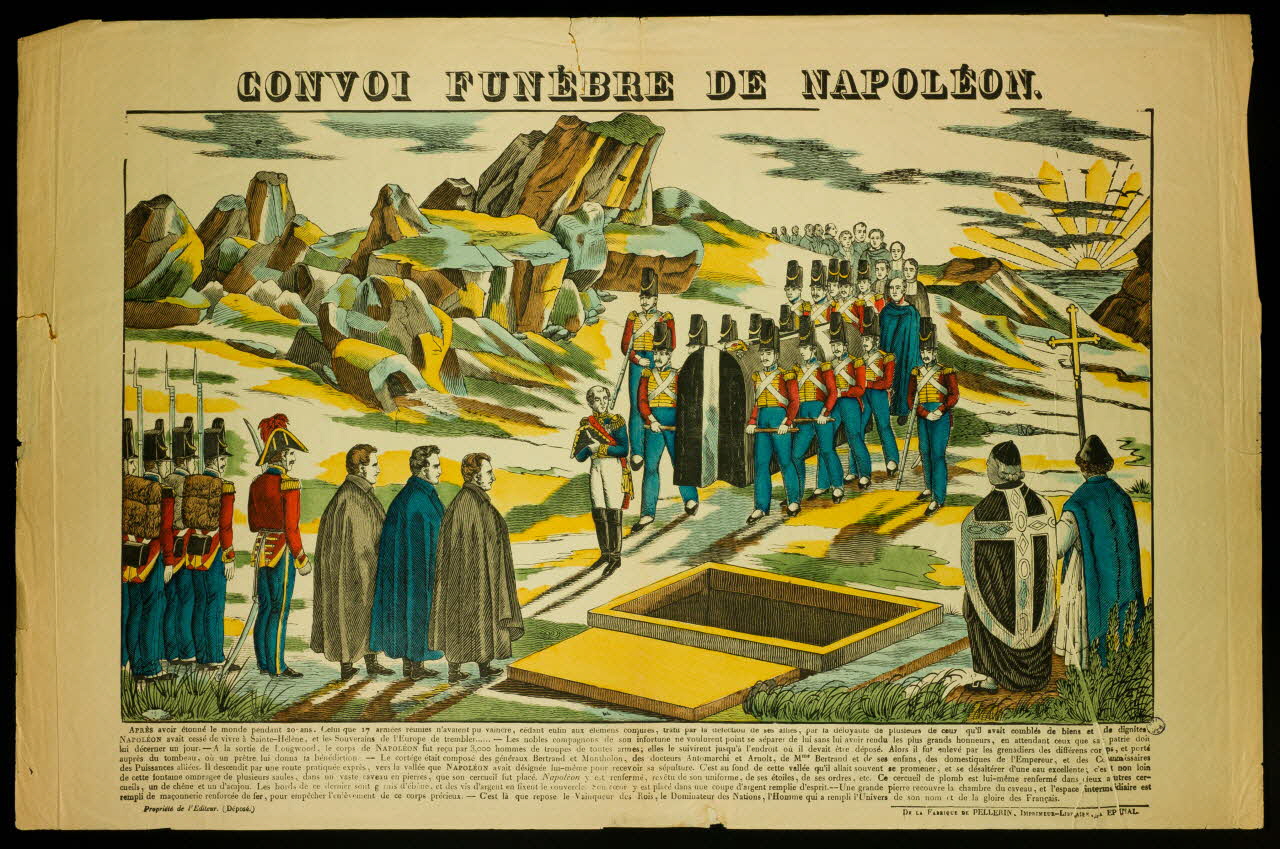 estampe CONVOI FUNEBRE DE NAPOLEON. 1982.3.393 Photo
