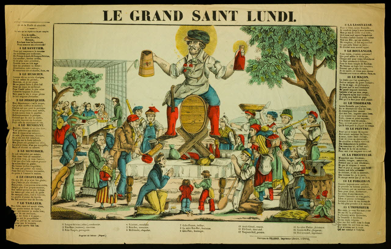 estampe LE GRAND SAINT LUNDI. 1982.3.394 Photo
