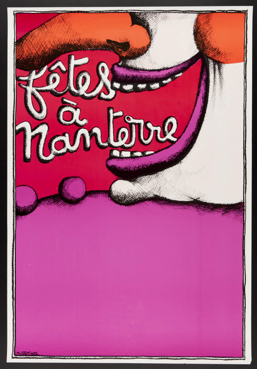 estampe fêtes  à  nanterre 1982.32.3 Photo