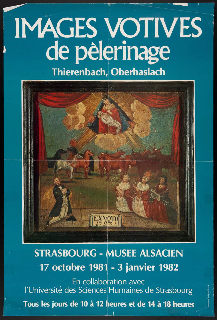 estampe IMAGES VOTIVES  de pèlerinage. 1982.40.17 Photo