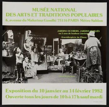 estampe MUSEE NATIONAL  DES ARTS ET TRADITIONS POPULAIRES 1982.40.18  Photo