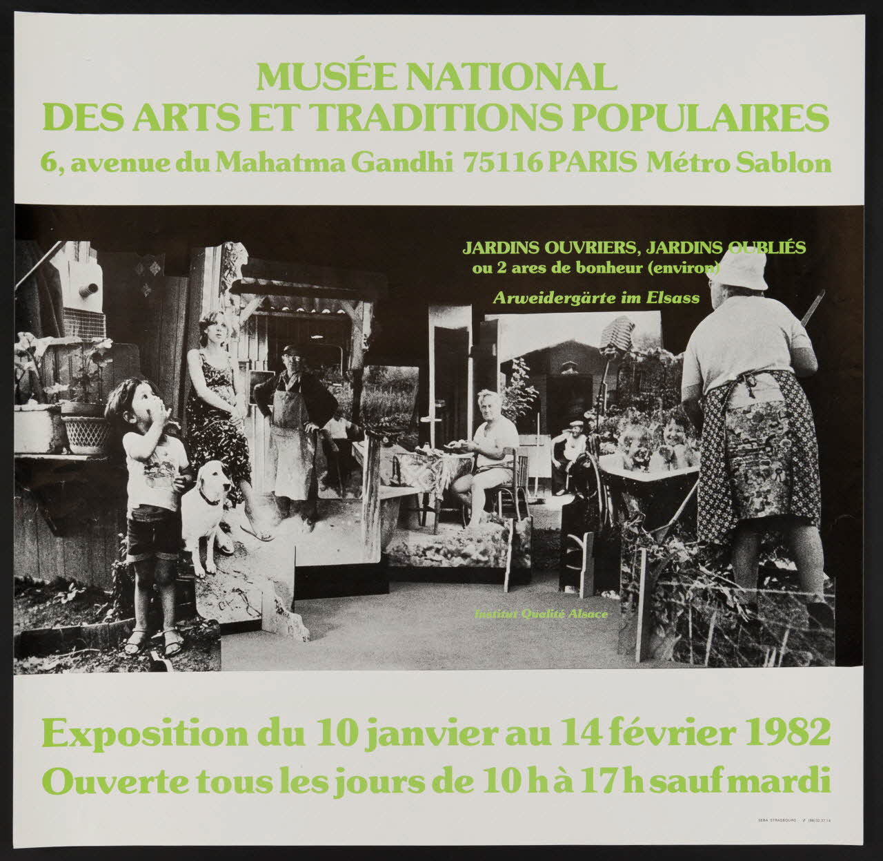 estampe MUSEE NATIONAL  DES ARTS ET TRADITIONS POPULAIRES 1982.40.19 Photo