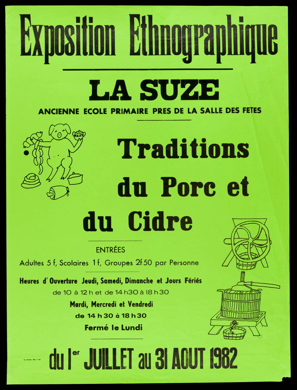 affiche Traditions  du Porc et  du Cidre 1982.40.20 Photo