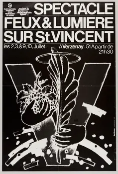 estampe SPECTACLE  FEUX & LUMIERE  SUR St. VINCENT 1982.40.28  Photo