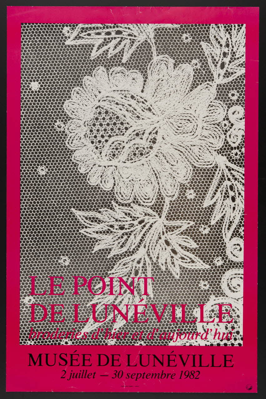 estampe LE POINT  DE LUNEVILLE 1982.40.31 Photo