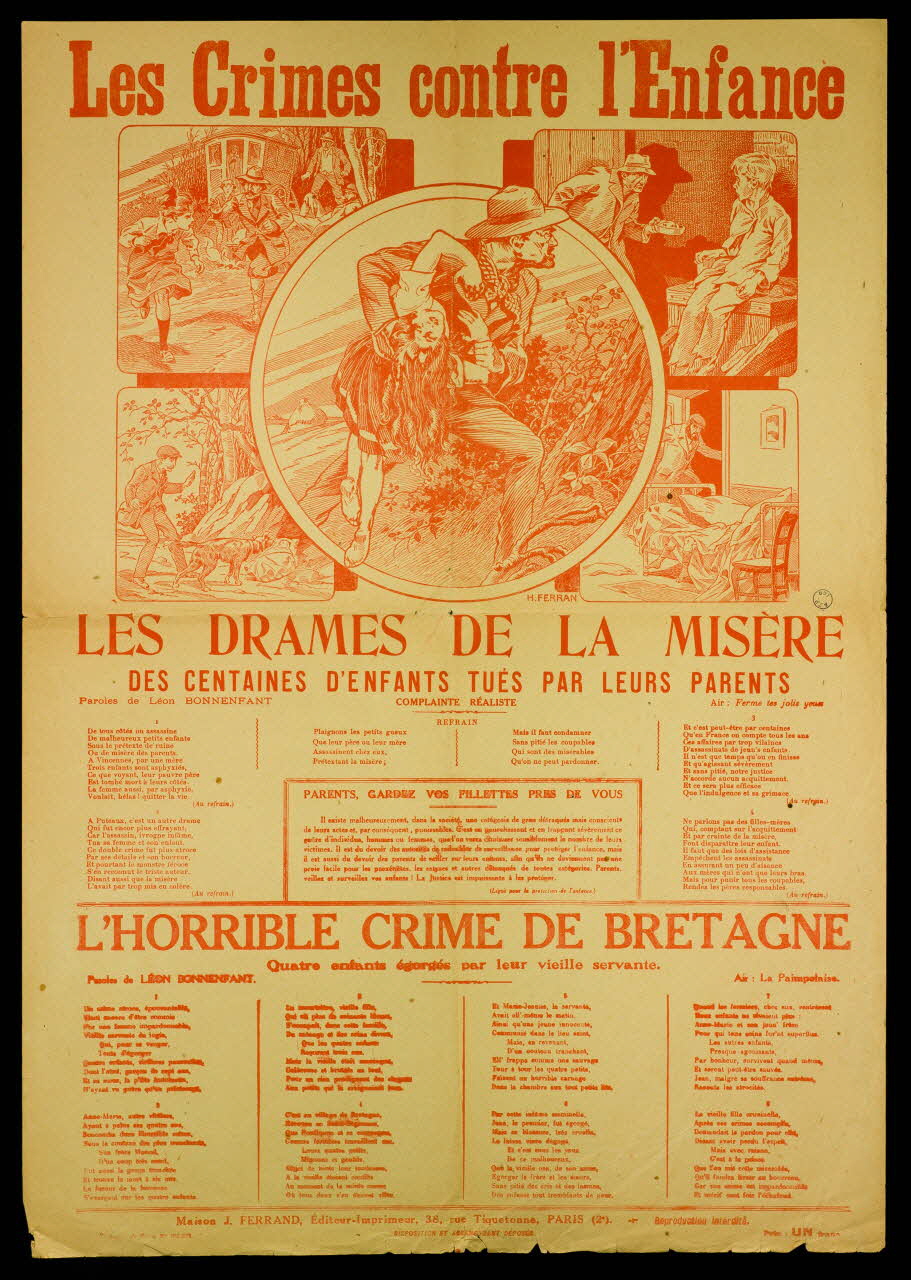 estampe Les Crimes contre l'Enfance 1983.19.11 Photo