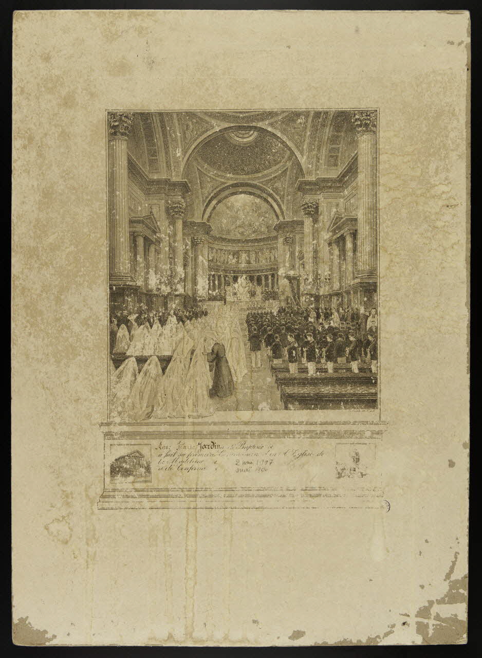 estampe Scène de communion 1983.23.150 Photo