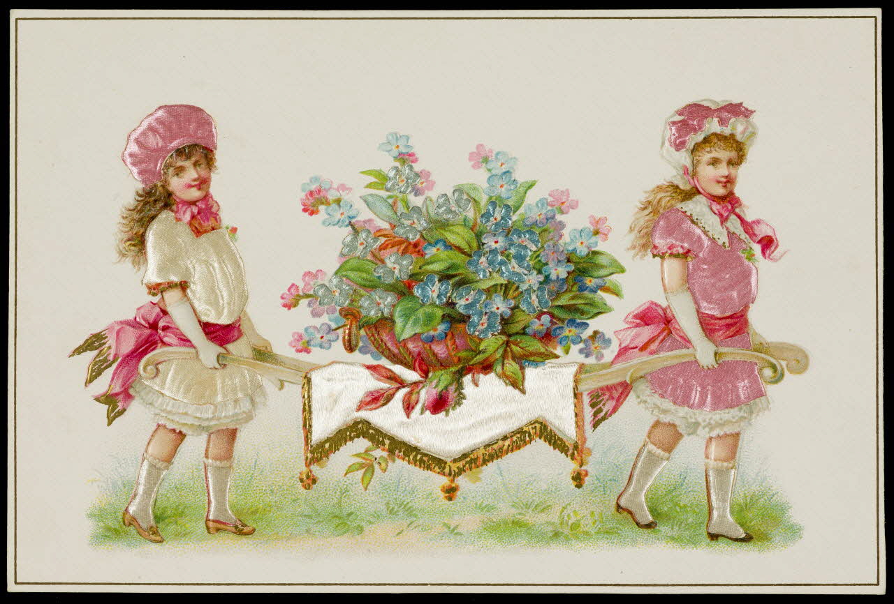 estampe Petites filles portant des fleurs 1983.23.155 Photo