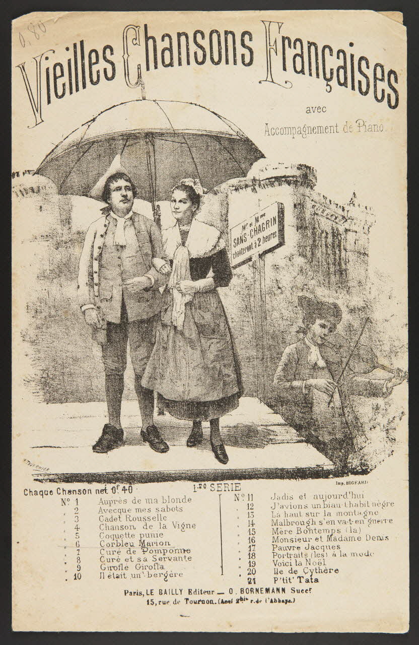 estampe Vieilles Chansons Françaises 1983.23.164 Photo