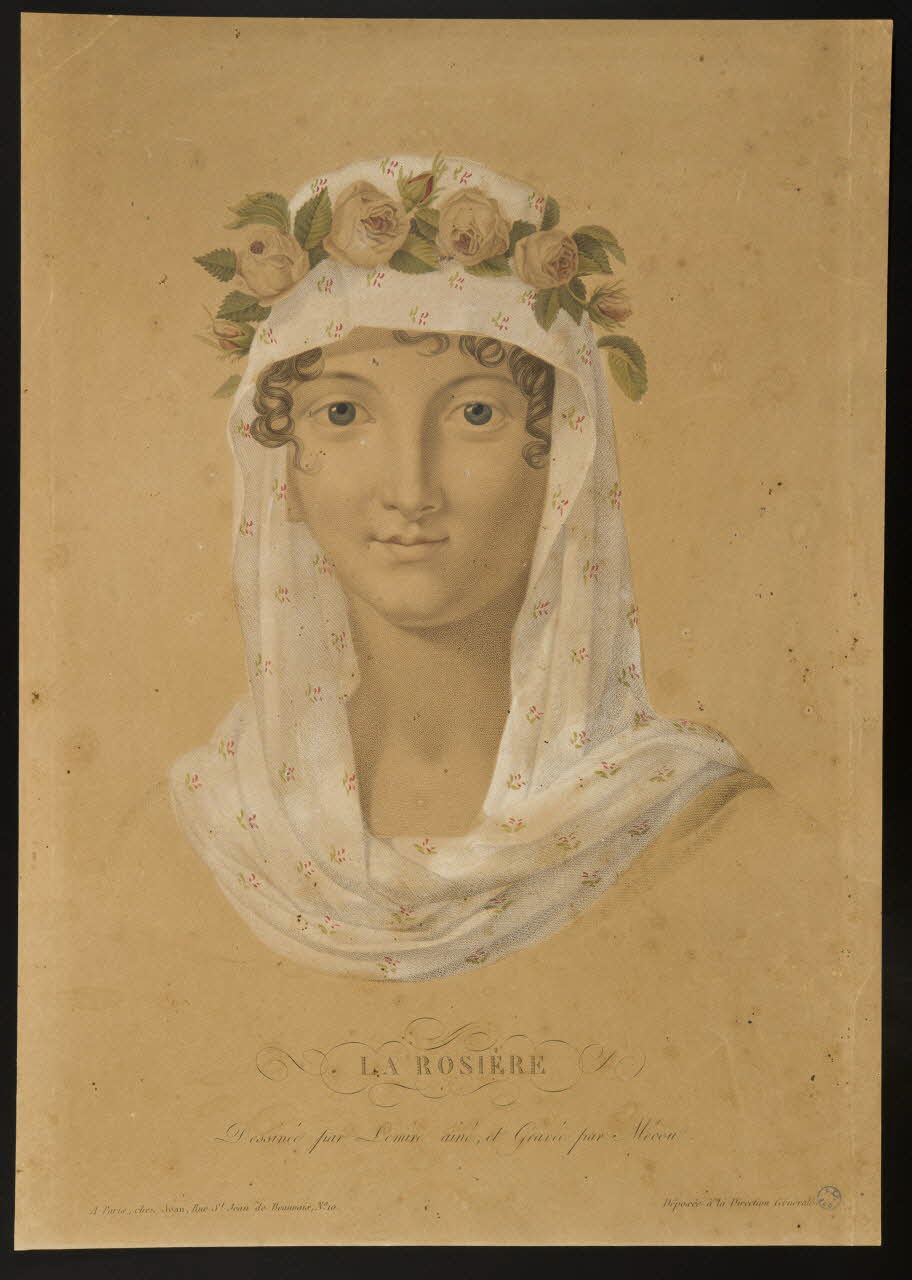 Charles Lemire ; Mécoul ; Jean estampe LA ROSIERE Paris 1802-1846 1983.3.1 Photo