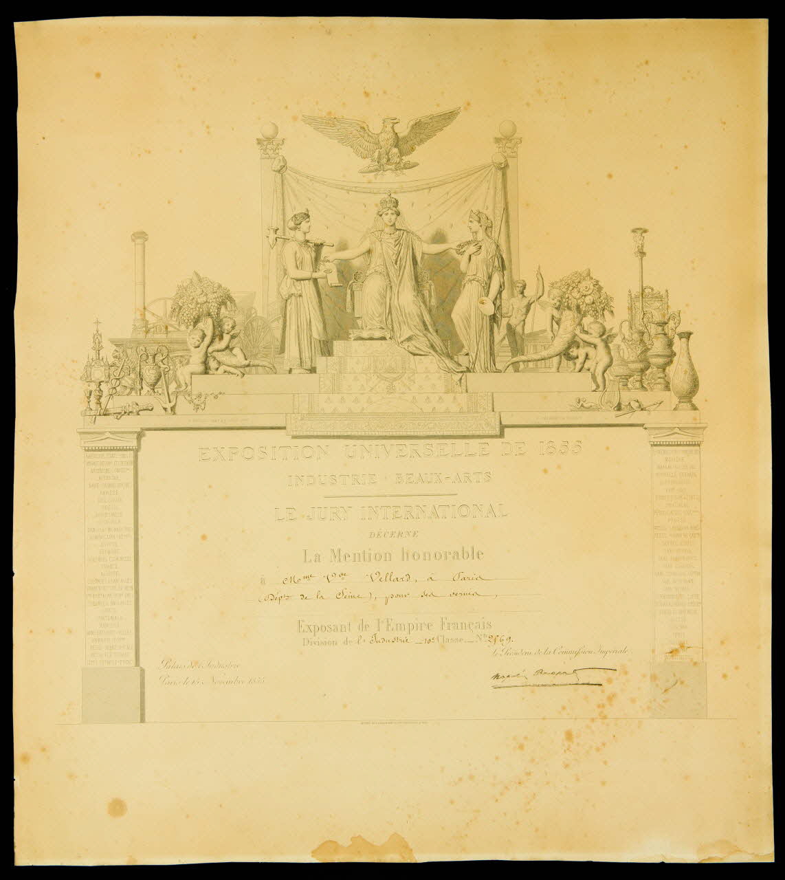 estampe EXPOSITION UNIVERSELLE DE 1855 1983.45.120 Photo