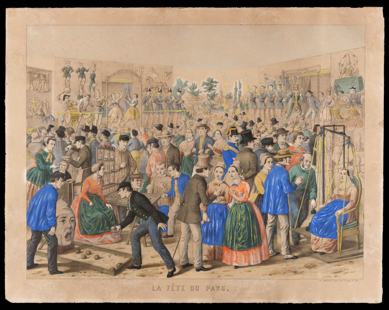 estampe LA FETE DU PAYS. 1984.22.1 Photo