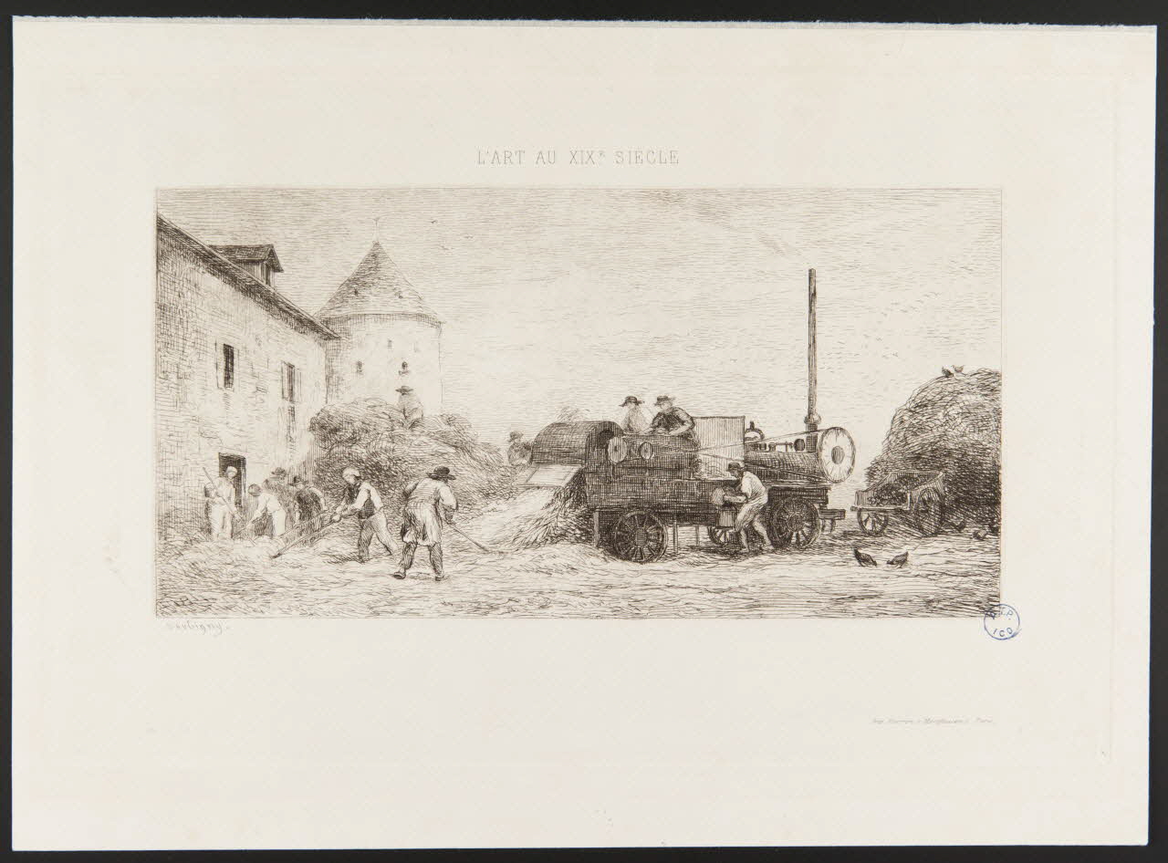 Daubigny ; Pierron estampe L'ART AU XIXE. SIECLE Paris 1855-1865 1984.3.1 Photo